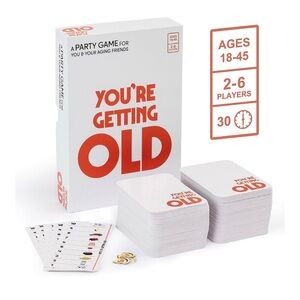 You're Getting Old party card game by Vango